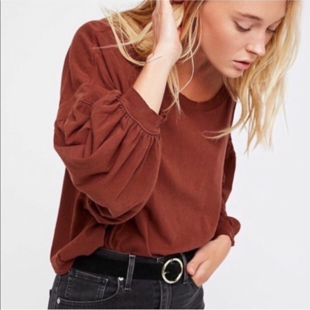 Free people We the Free sugar rush tee in brown